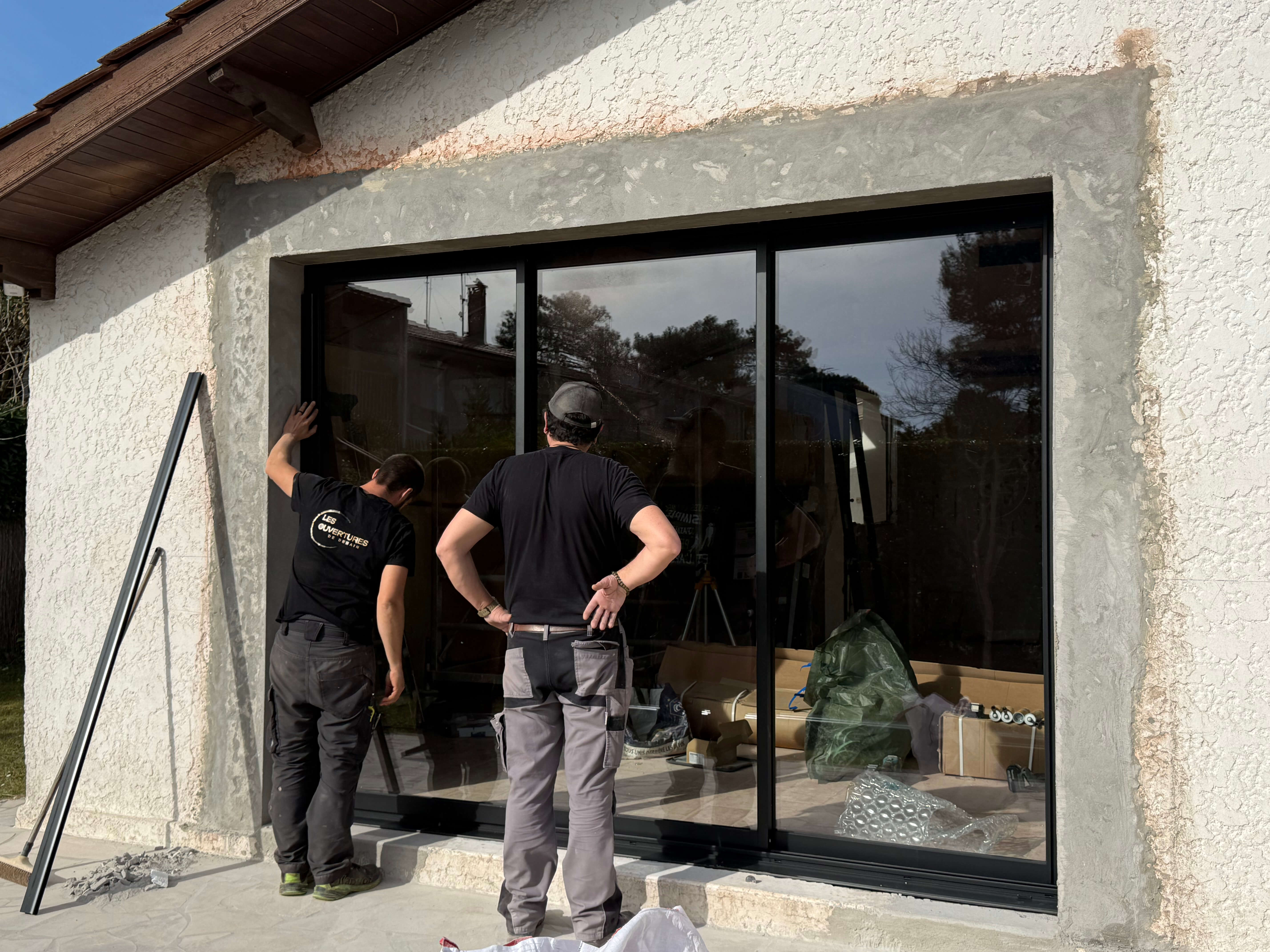 Remplacement de Menuiseries par un ensemble en Aluminium