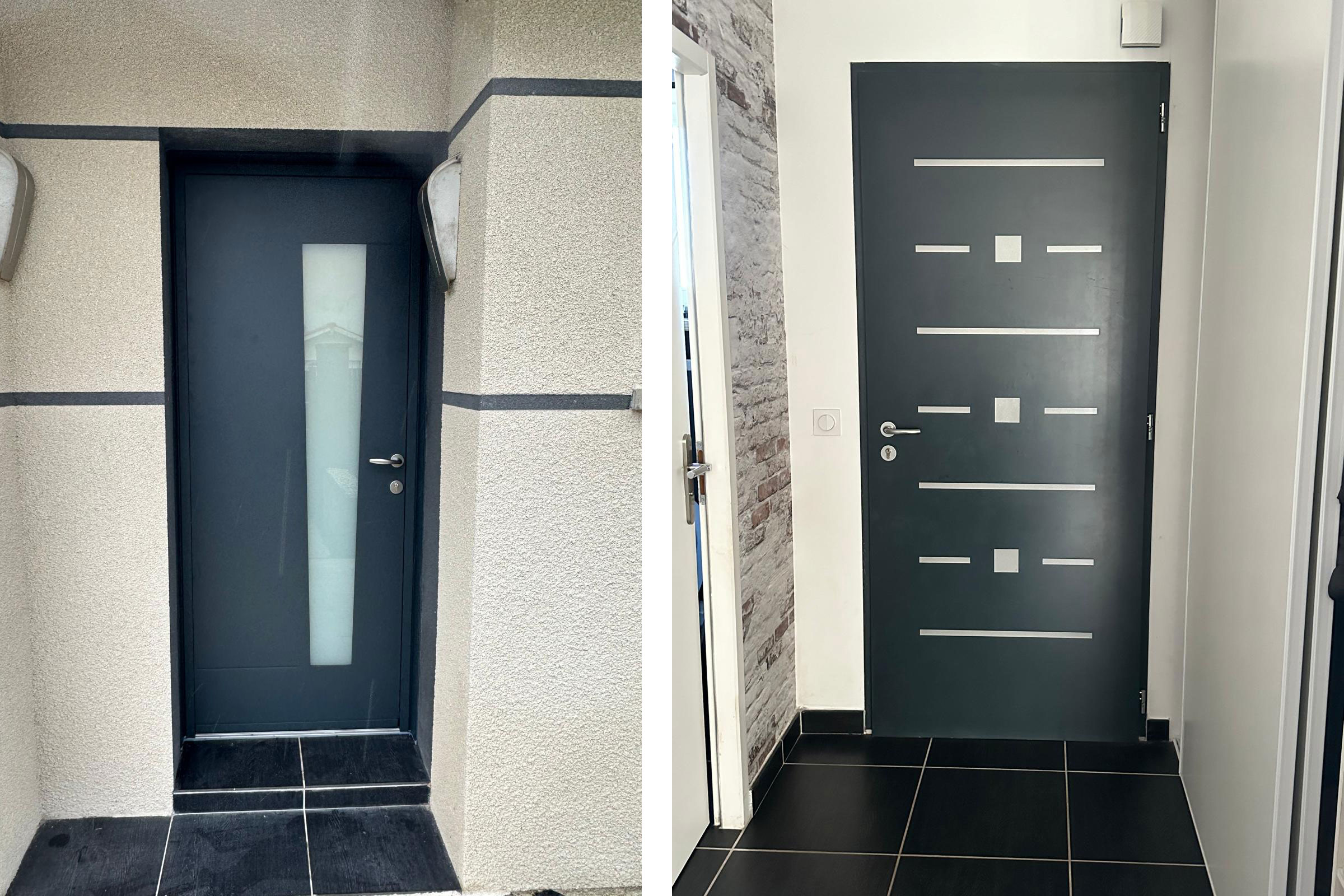 Chantier à Le Barp (33114) : Remplacement d'une porte d'entrée